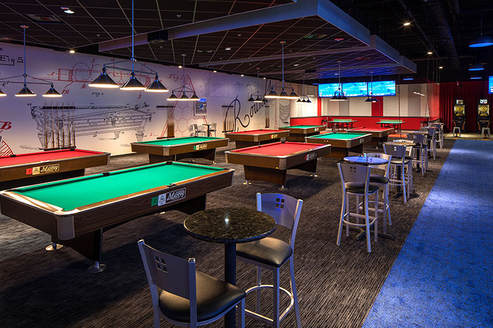 Round One Bowling and Amusement Centers in den USA verfügen über einen hervorragenden Sound und eine hervorragende Abdeckung von Bose Professional, über Systeme, die vom Integrator Edwards Technologies spezifiziert und installiert wurden.