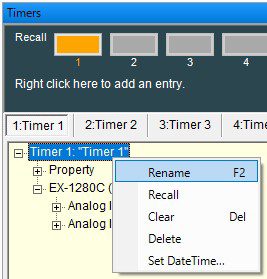 timers renaming