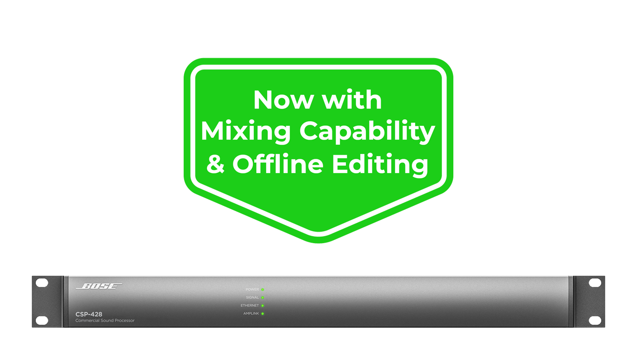 CSP-428 商業空間用サウンドプロセッサー