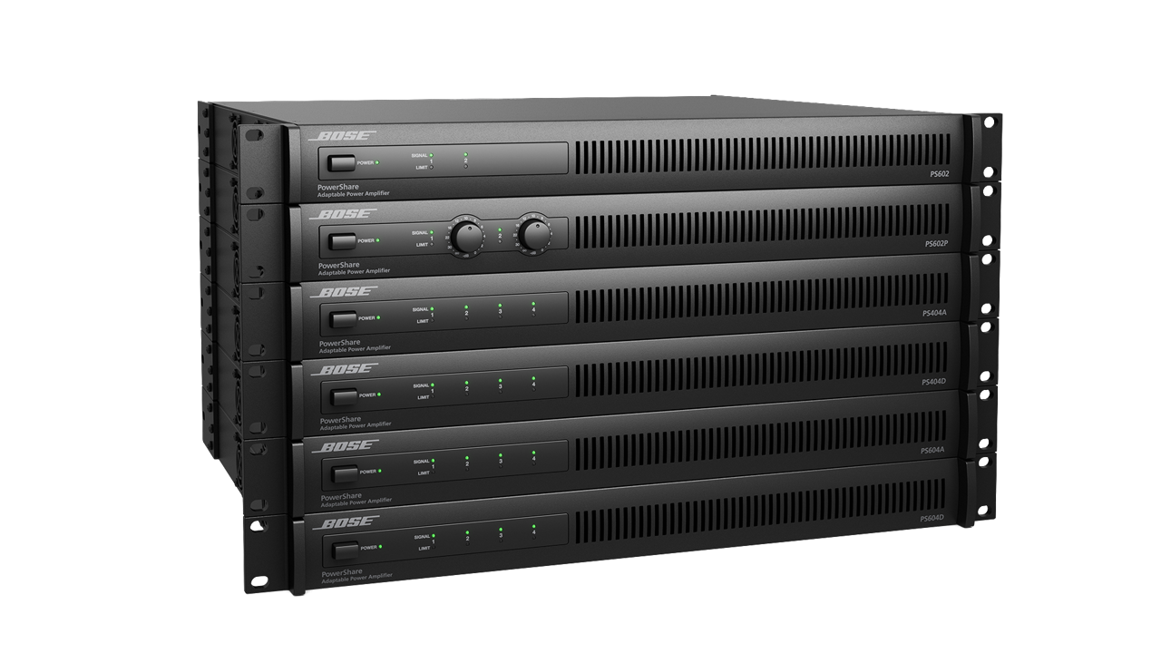 PowerShare PS604D adaptable power amplifier - Bose Professional