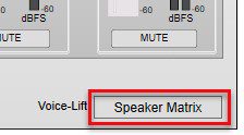 CRR control panel - Speaker Matrix Figure