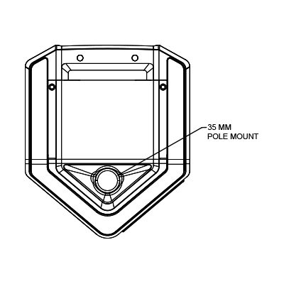 Bose S1 Pro Portable Bluetooth® Speaker System bottom view mechanical diagram