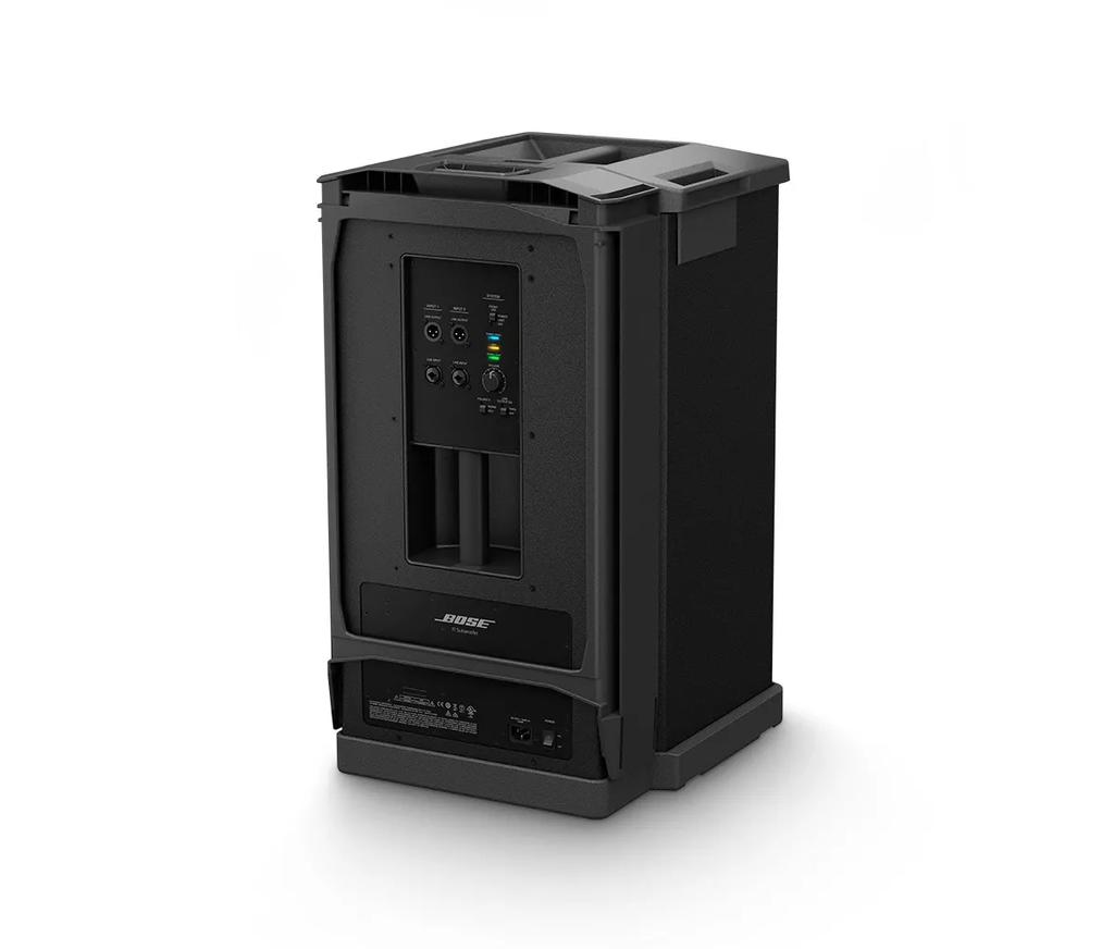 Bose Professional F1 Subwoofer, zadný panel s konektormi a ovládaním