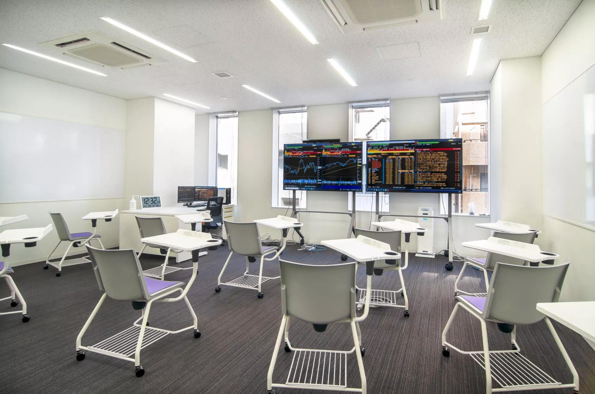 Bright Classroom With Chairs