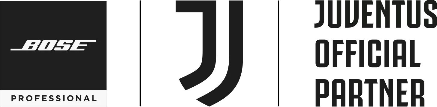 Logotipo de socio de Juventus de Bose Professional