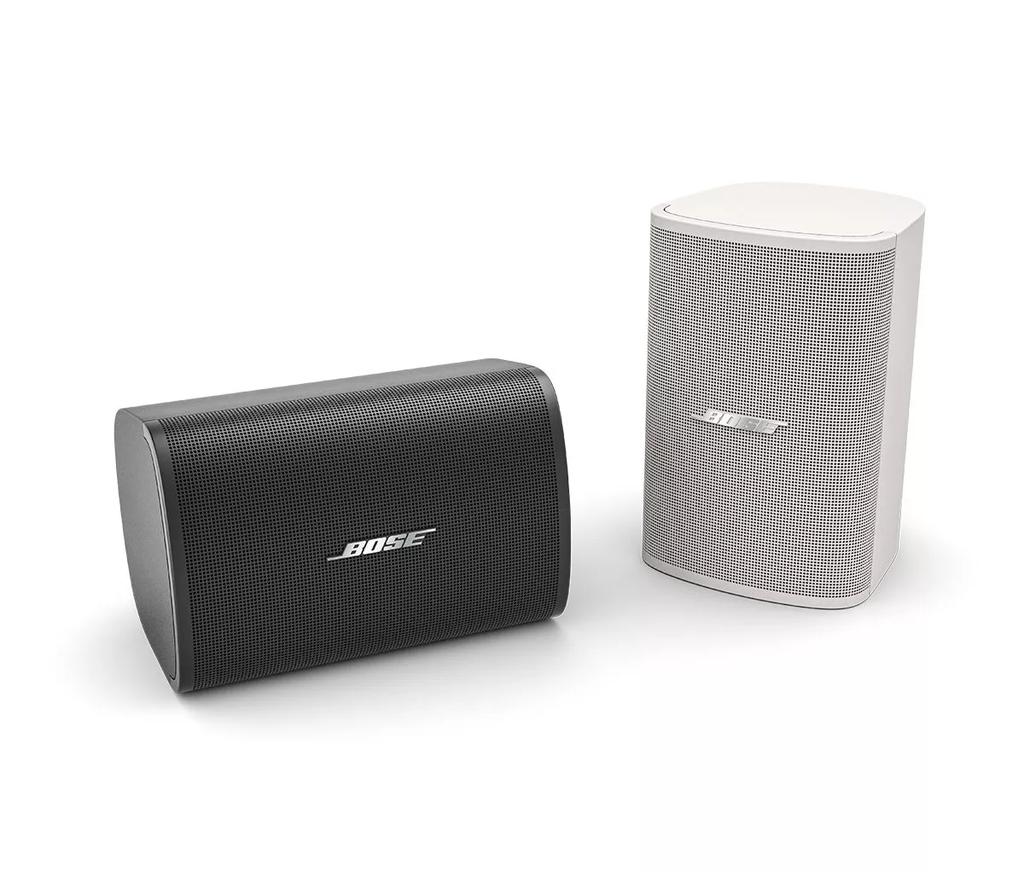 Bose Professional DesignMax DM3SE, čierna a biela verzia vedľa seba