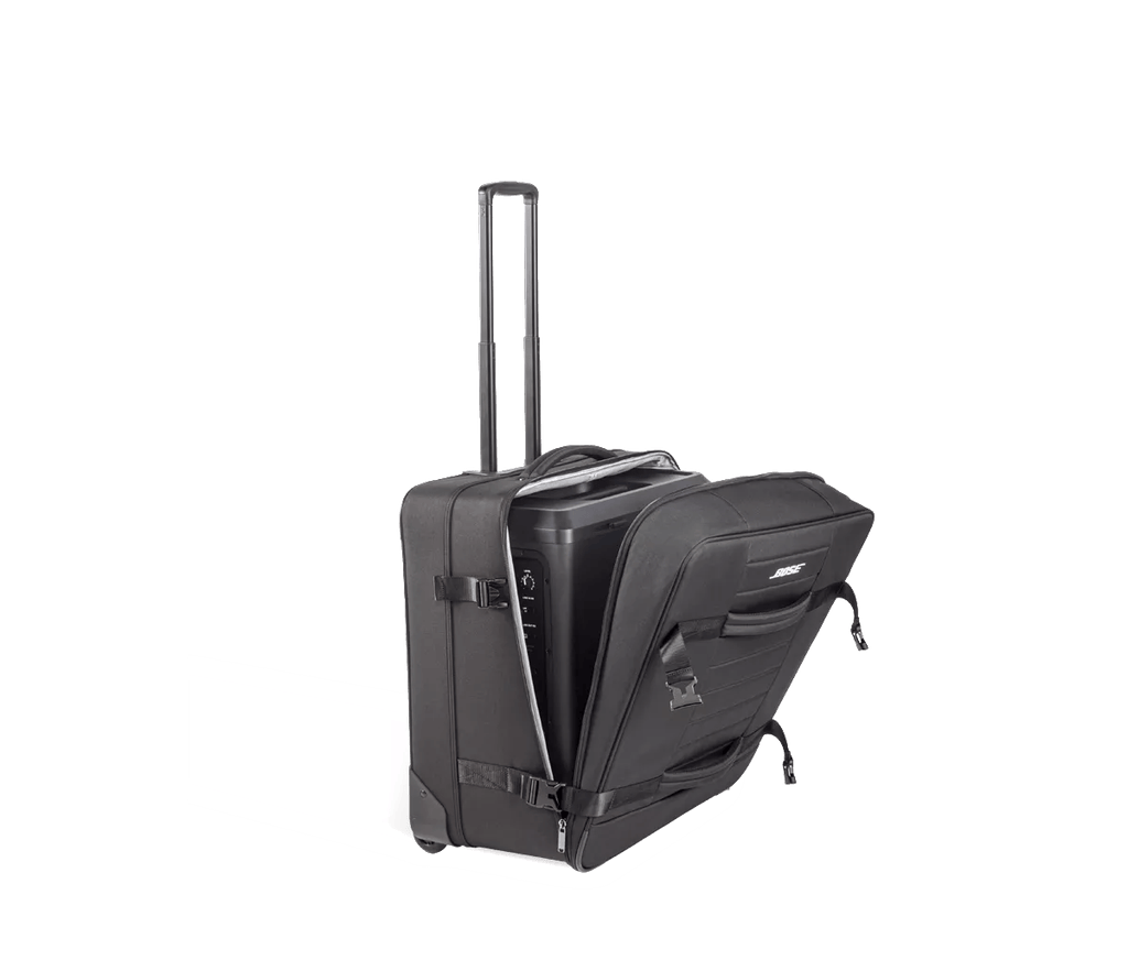 Bose Professional Sub1 Roller Bag, otvorený pohľad na vypchatý vnútorný priestor