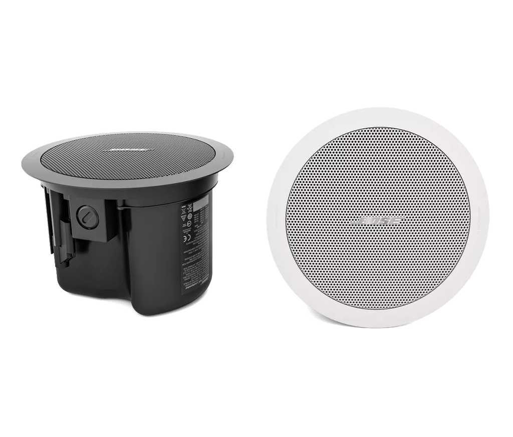 Bose Professional FreeSpace FS2C, čierna a biela verzia vedľa seba