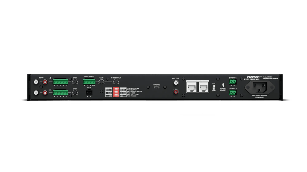 Bose Professional VERITAS 2160BH, zadný panel s konektormi