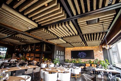 Sonora Grill Prime, located in the luxurious mall Artz Pedregal in Mexico City, featuring loudspeaker systems from Bose Professional