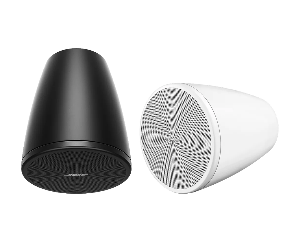 Bose Professional DesignMax DM3P, čierna a biela verzia vedľa seba
