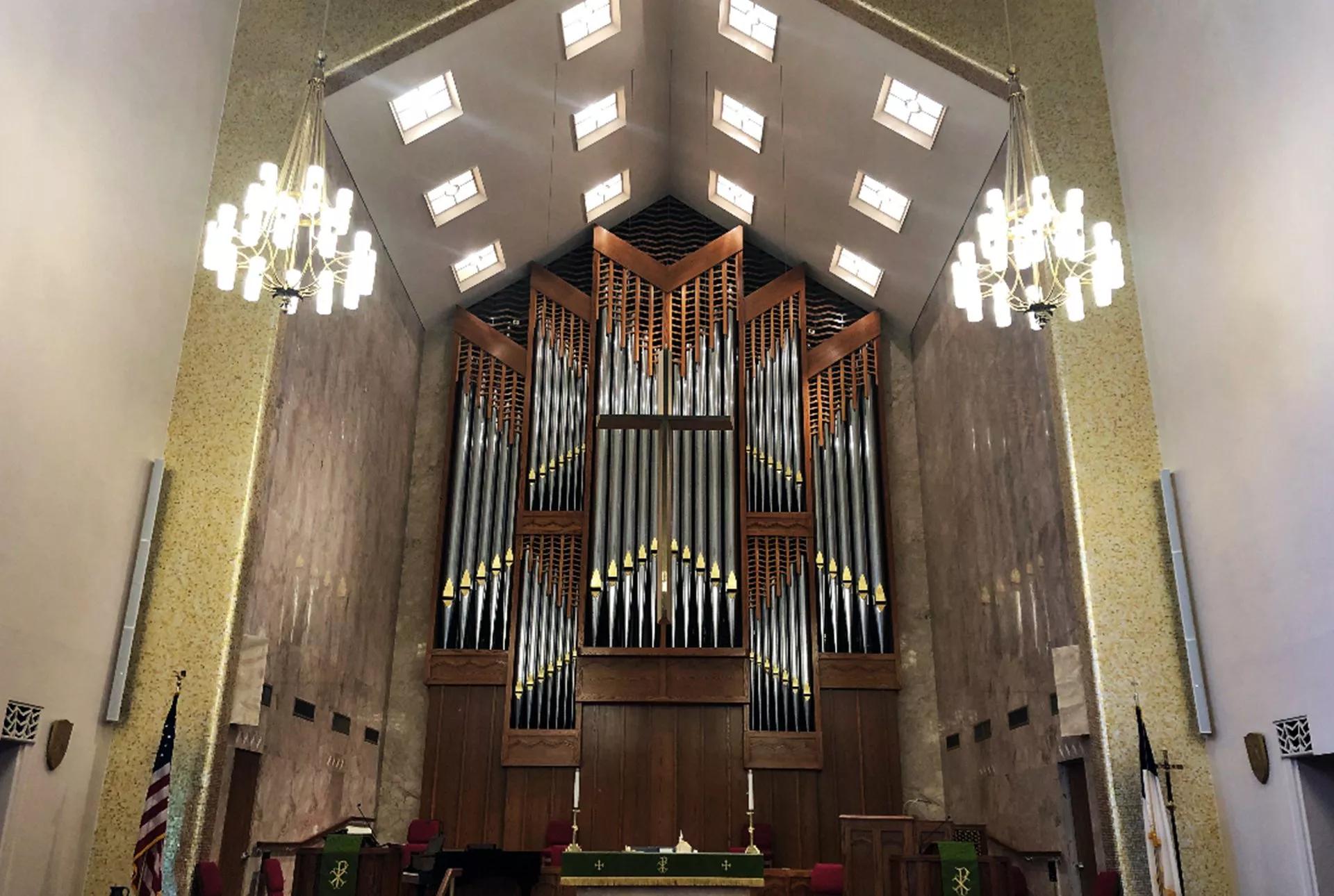 Espace de culte de l'église méthodiste Moody