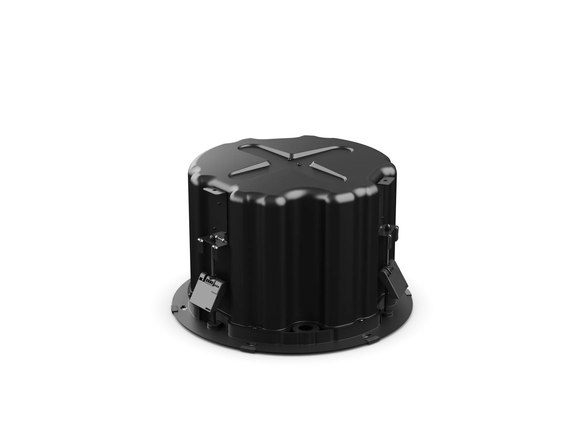 Bose Professional DesignMax DM8C-SUB, čierny zadný kryt, pohľad zhora