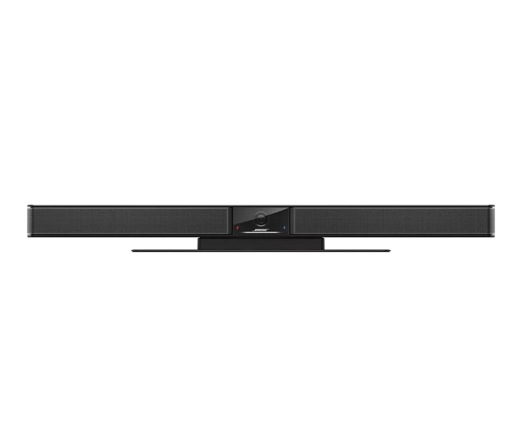Bose Professional Videobar VB1, pohľad spredu so stolovým stojanom
