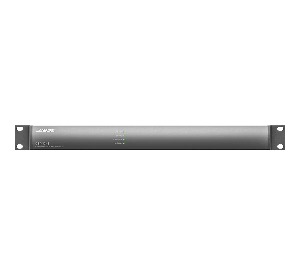 Bose Professional CSP-1248, 1U rackový sound procesor, pohľad spredu