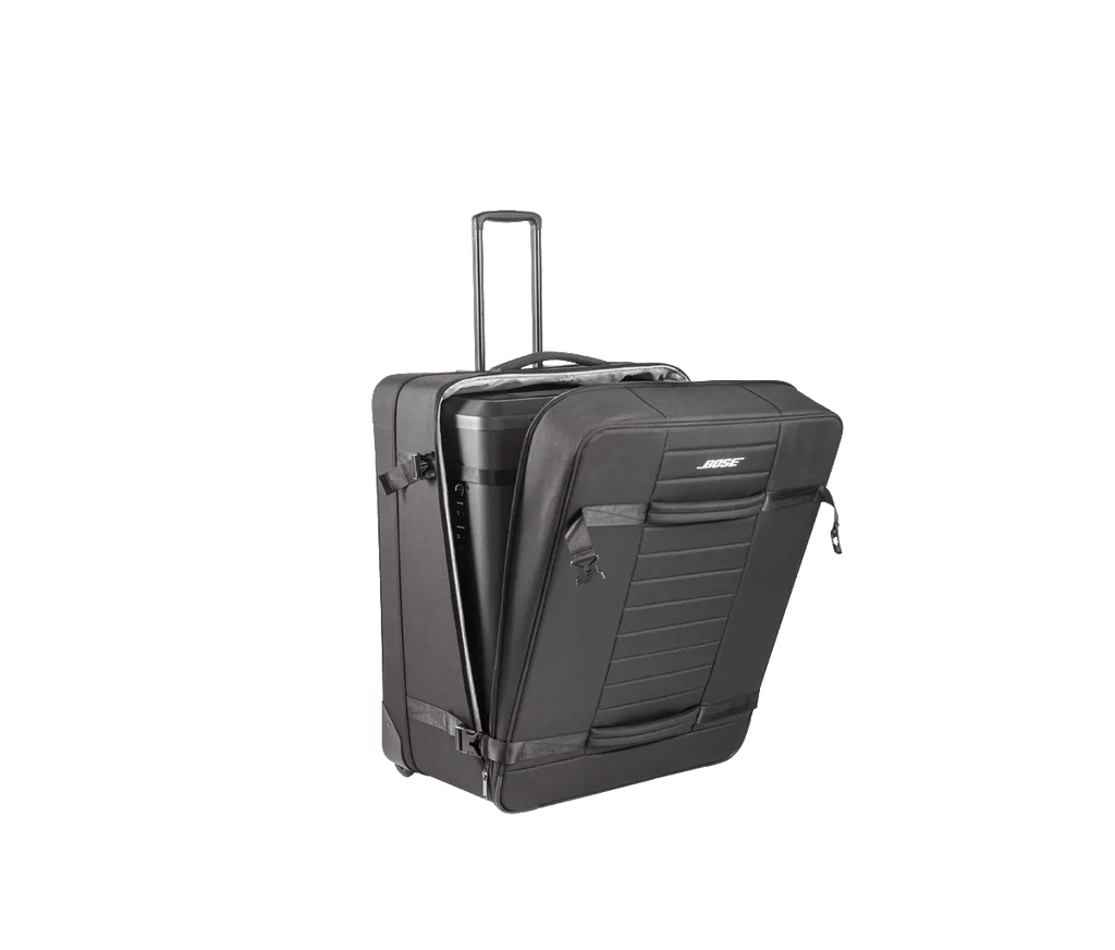Bose Professional Sub2 Roller Bag, otvorený pohľad na vypchatý vnútorný priestor
