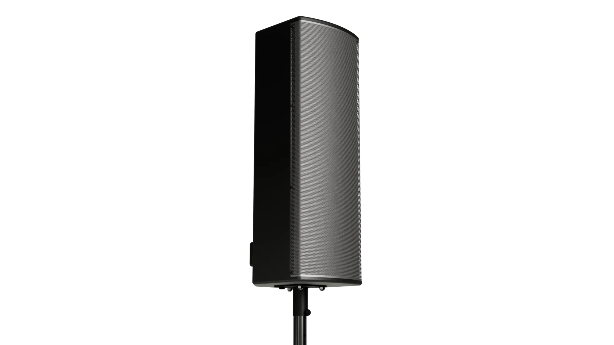 AMU208-120-Black_i_IsoRightFacing-GrilleOn-TopHat-Vertical
