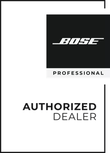 Bose Professional Logotipo de distribuidor autorizado