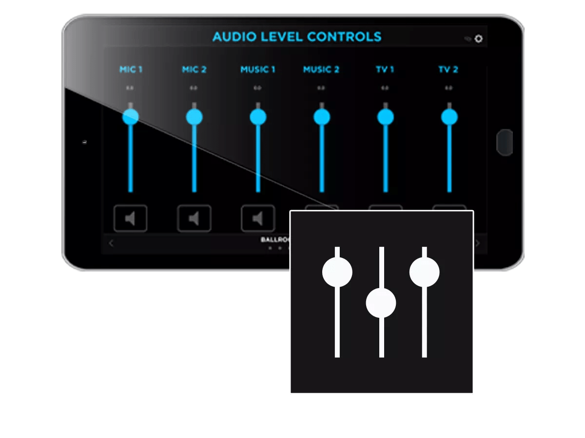 Aplicación de iconos ControlSpace Remote