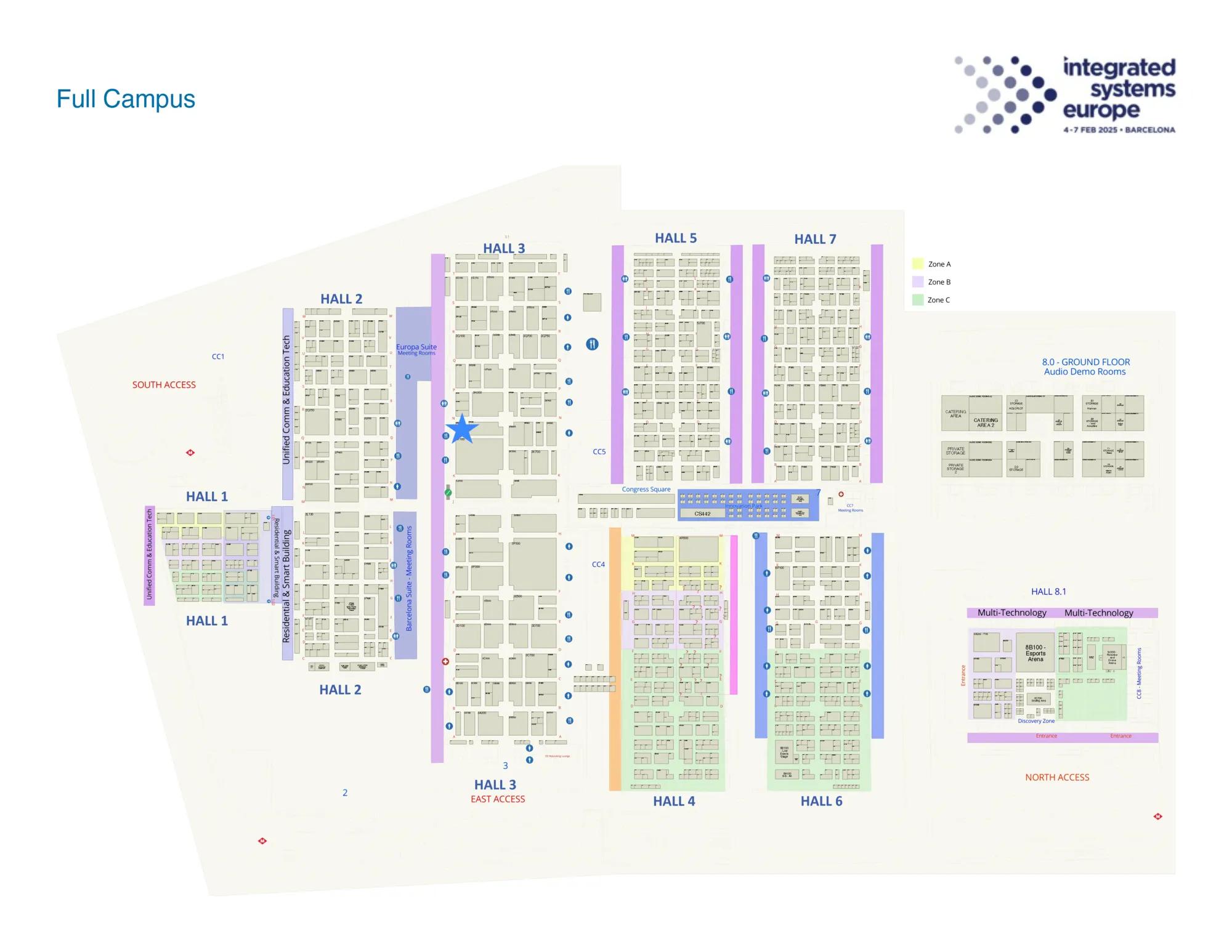 InfoComm 2024 floorplan