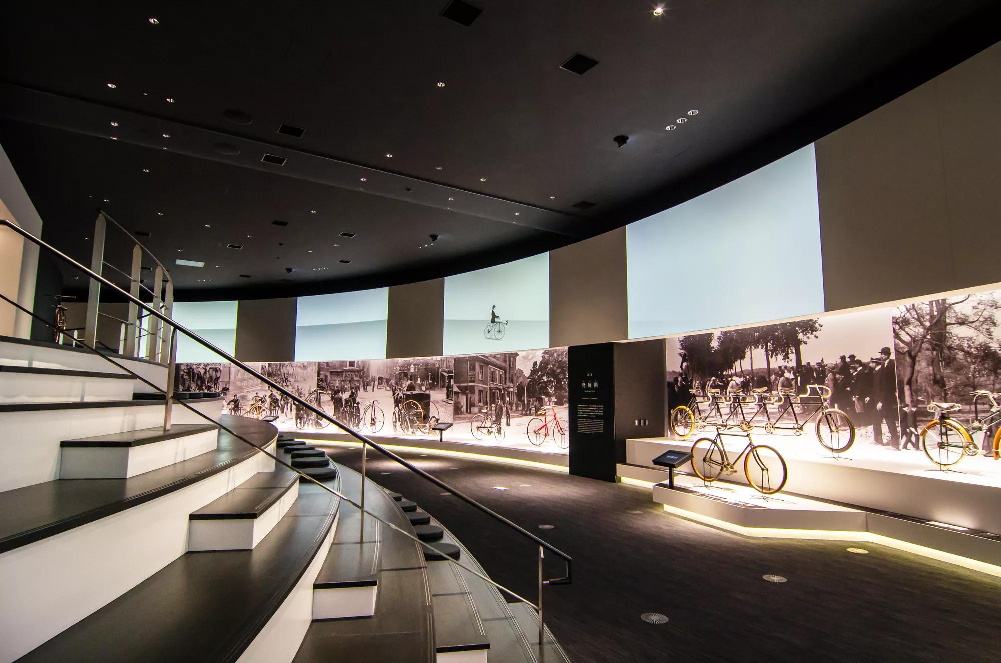 Salle d'exposition Shimano