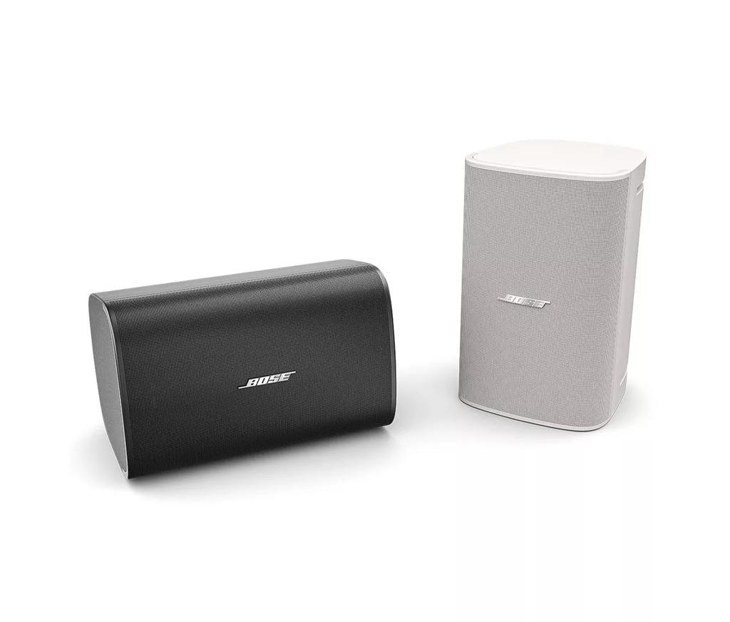 Bose Professional DesignMax DM8SE, čierna a biela verzia vedľa seba
