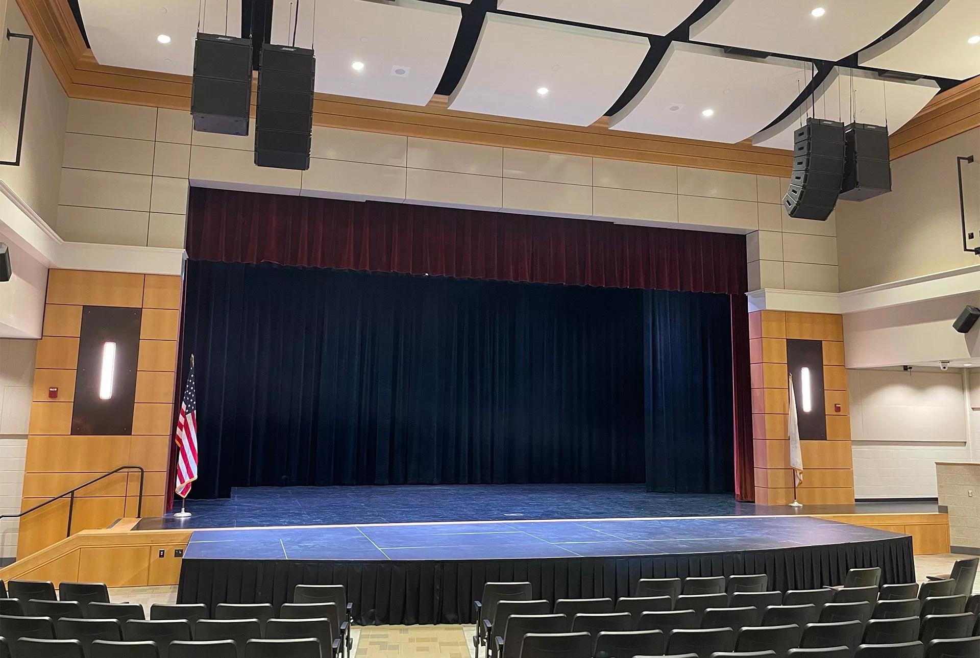 Middleborough High School auditorium