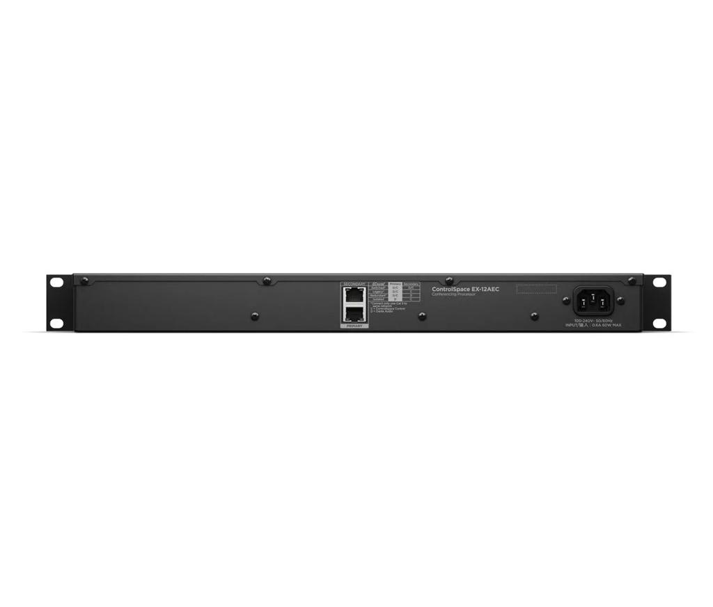 Bose Professional ControlSpace EX-12AEC, zadný panel s Dante konektormi