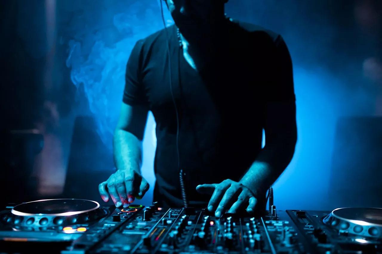 DJ performing on stage