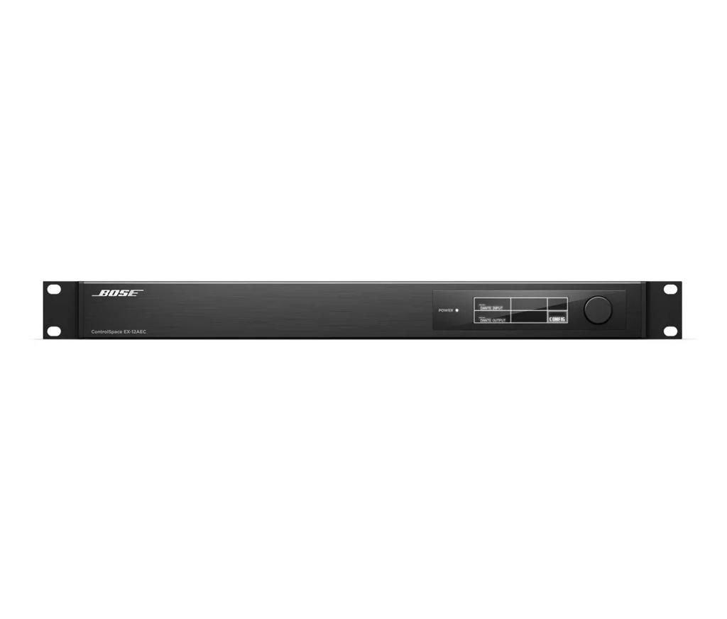 Bose Professional ControlSpace EX-12AEC, 1U konferenčný procesor, pohľad spredu