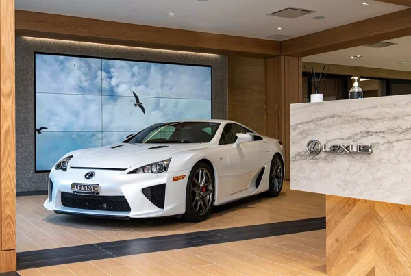 Pared de video Panasonic de Lexus de Chatswood