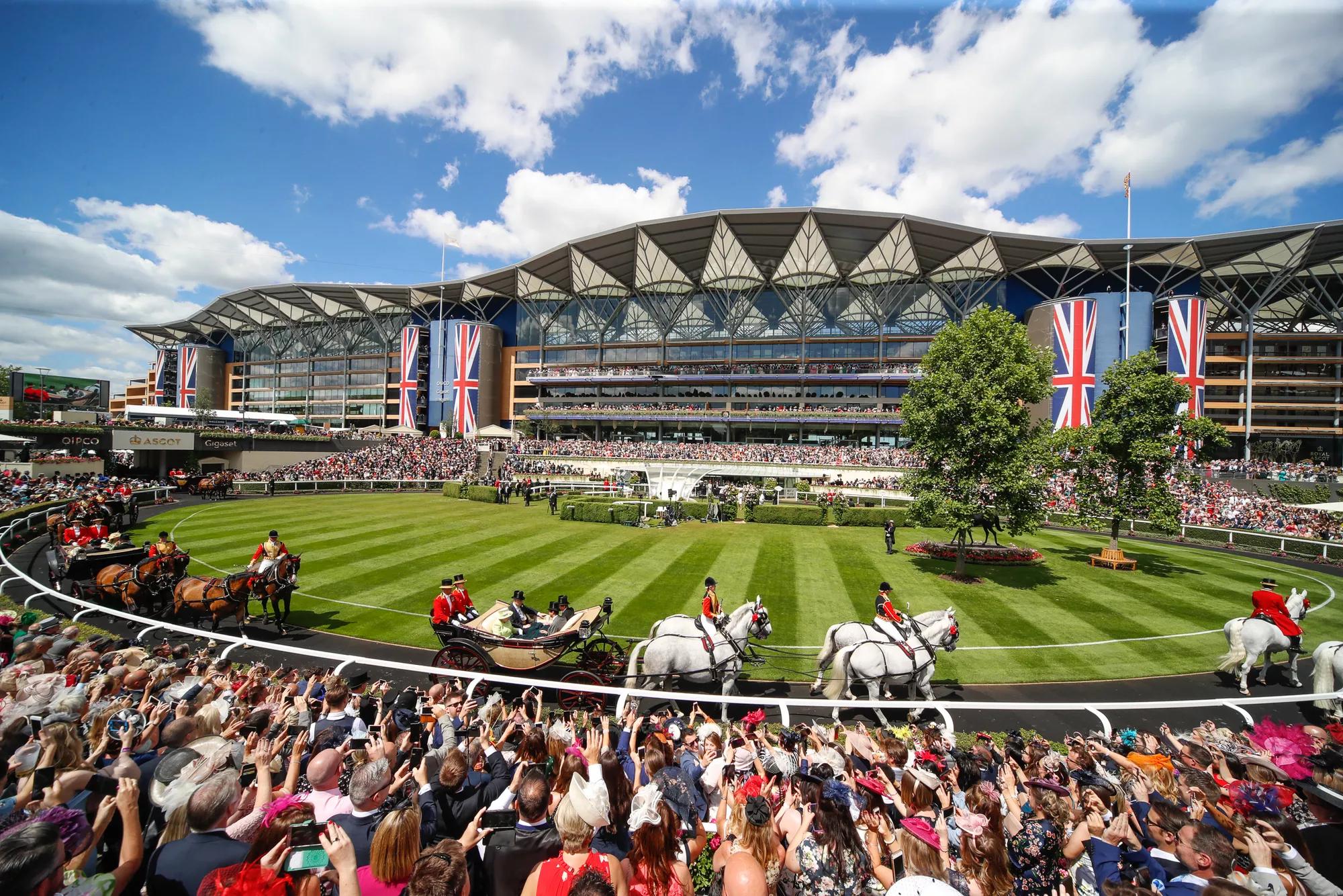 Anillo de desfile del hipódromo de Ascot