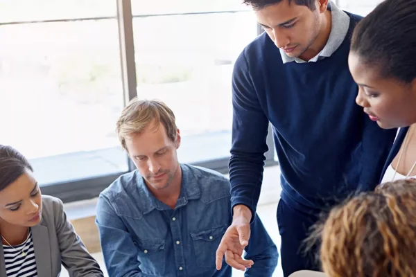 Group of people collaborating