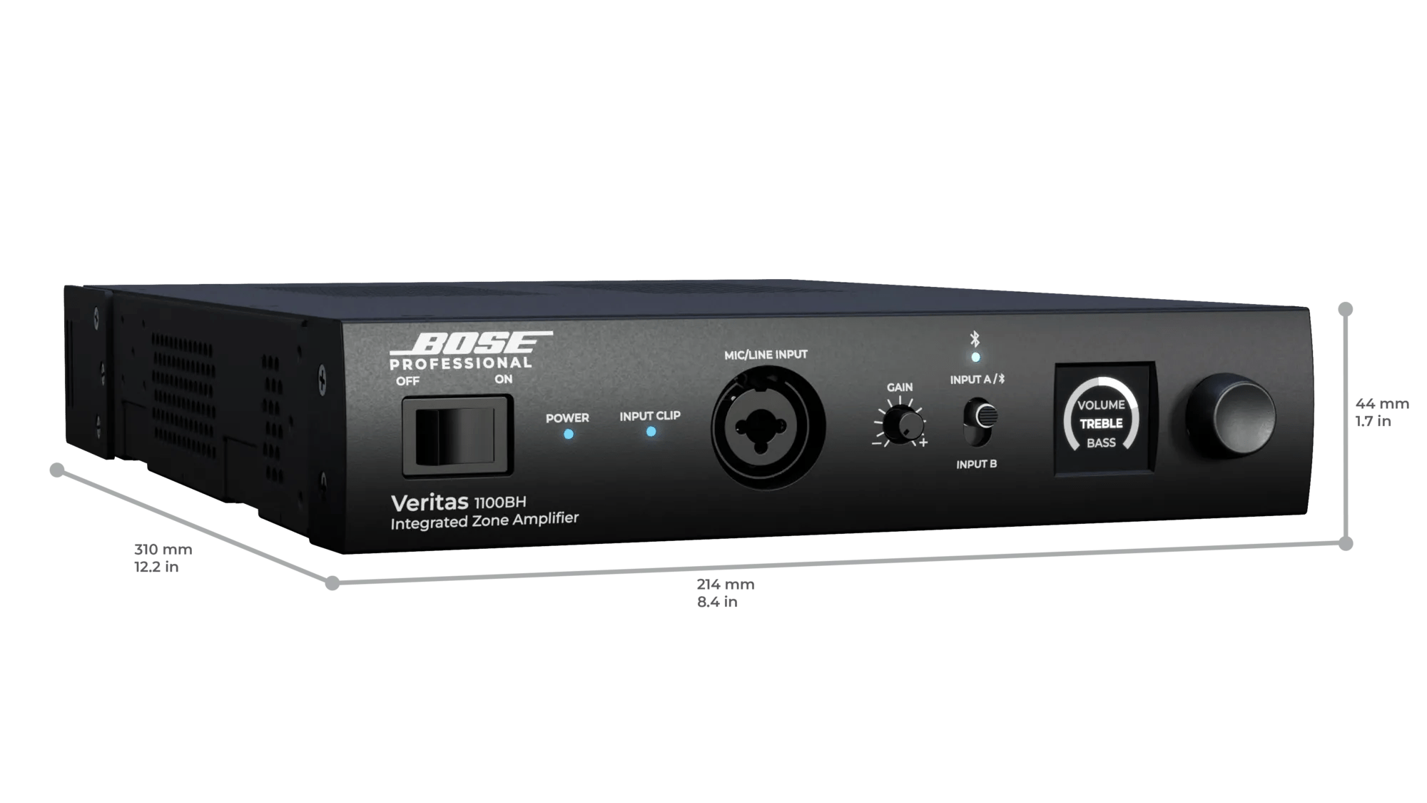 Veritas1100BH_i_IsoRightFacing_Dimensions