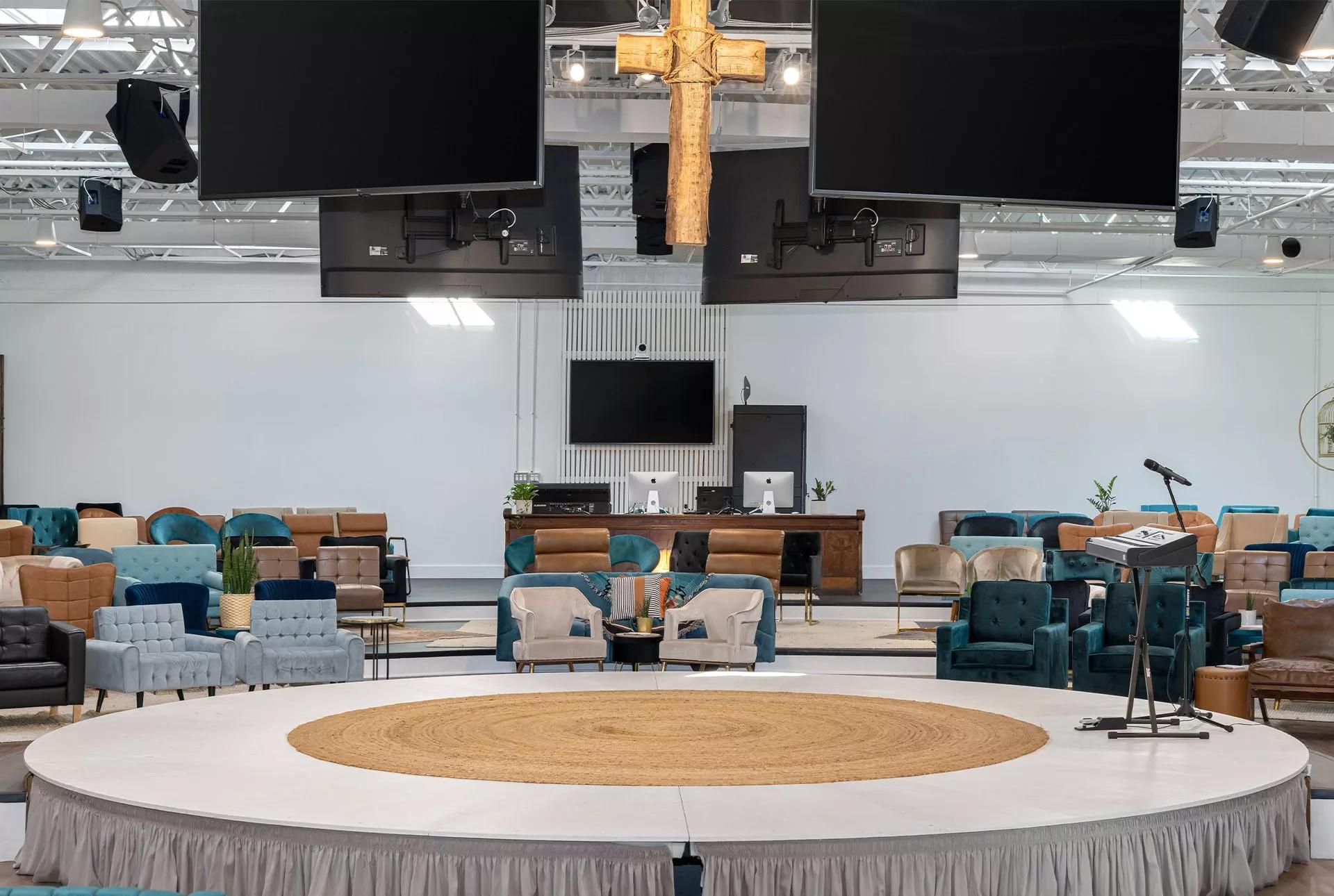 Bose Professional Connect Church sanctuary
