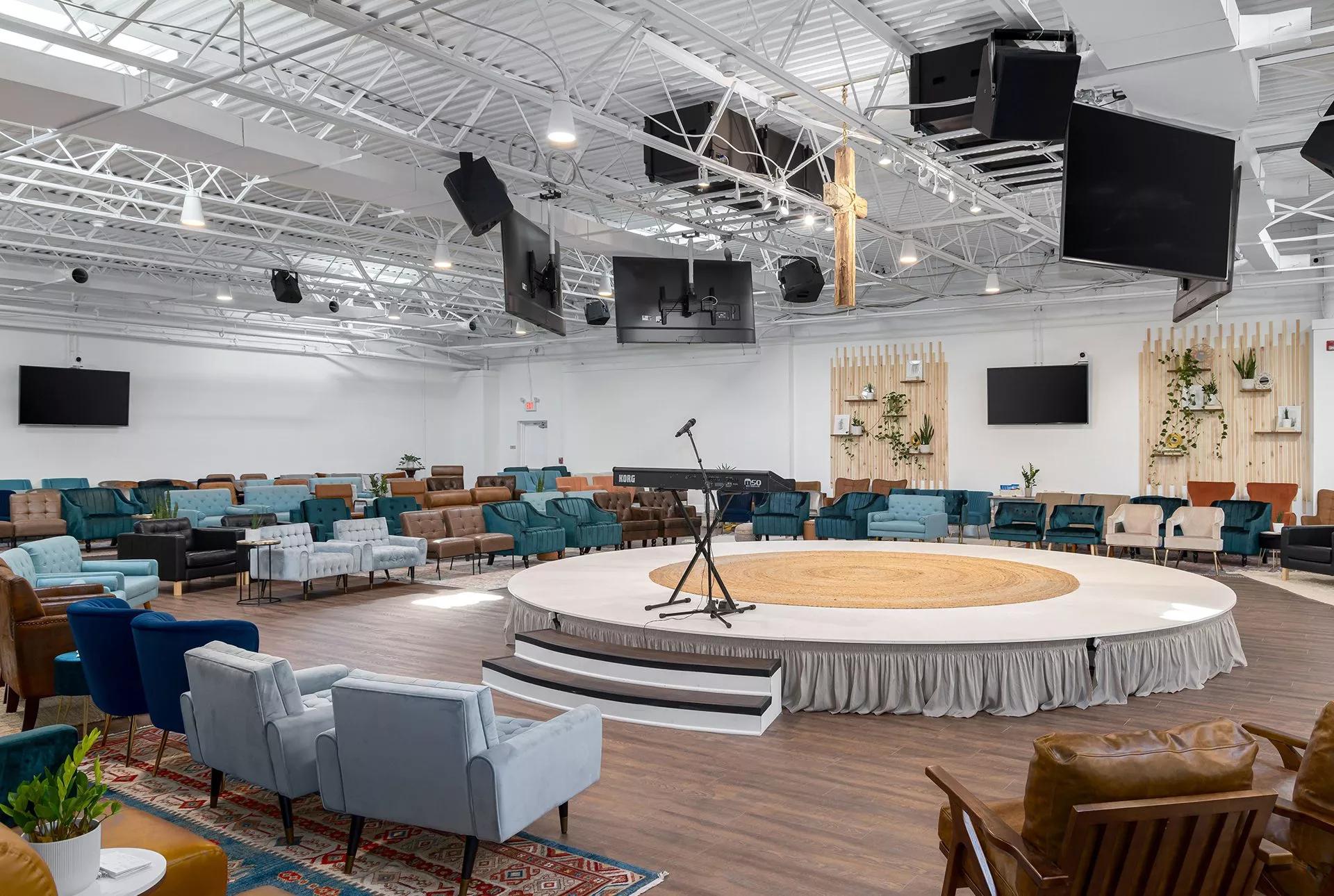 Bose Professional Connect Church sanctuary