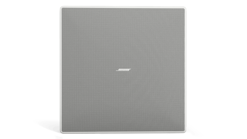 Bose Professional EdgeMax EM180-LP, nízkoprofilový stropný reproduktor v bielej farbe