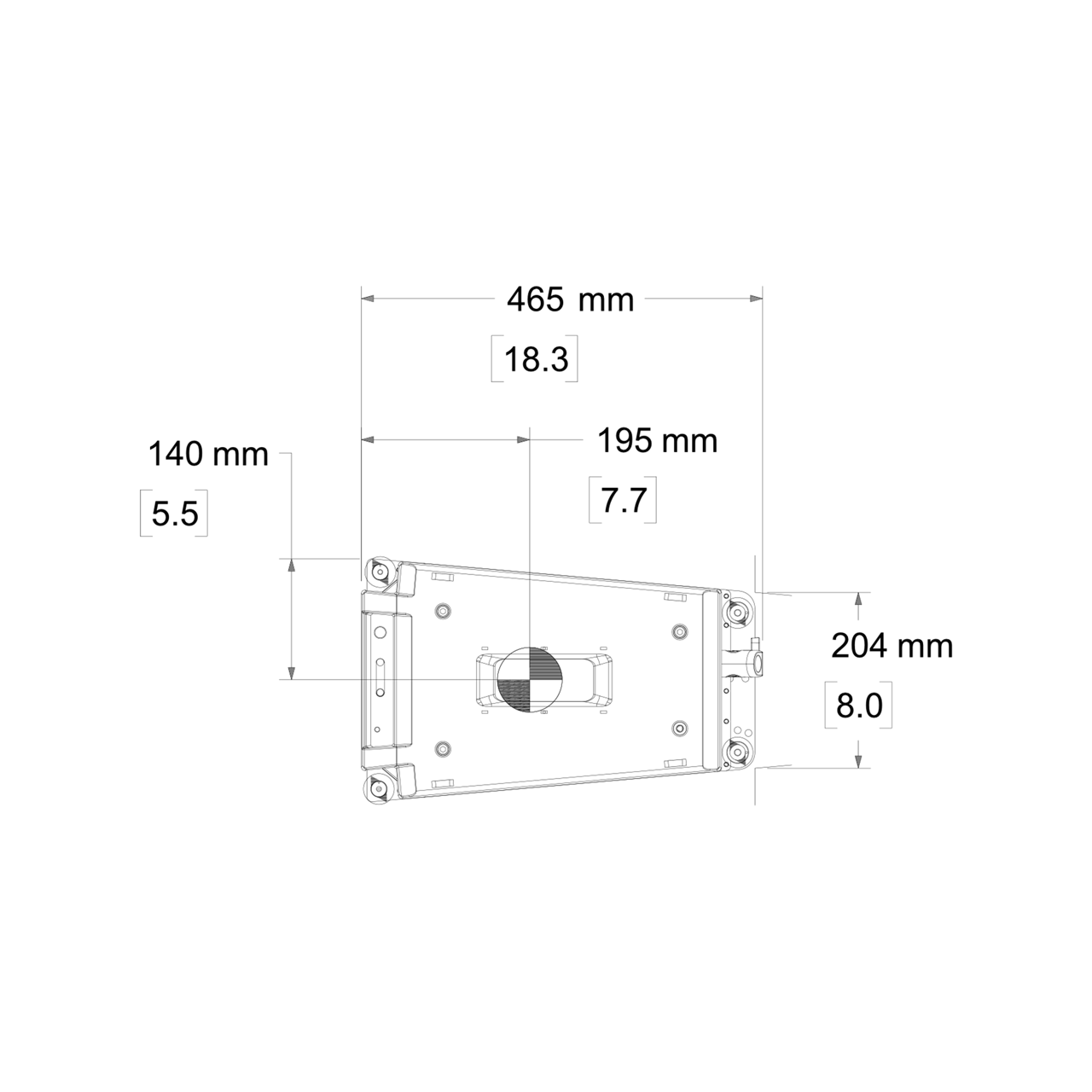 mechanical diagram right view